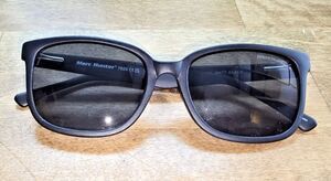 Marc Hunter ‘Matt Black’ 90s Retro Sunglasses Metal Accent 55/19/145 (7928)